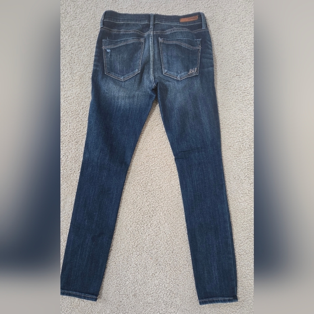 Express Mia Mid-Rise Skinny Jeans Size 4 - Picture 3 of 5